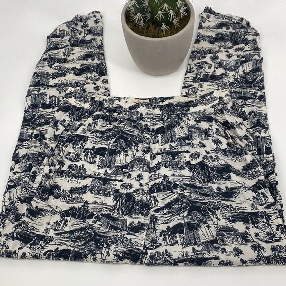 Marine Layer San Francisco toile print Allison Pants XS - Picture 1 of 10